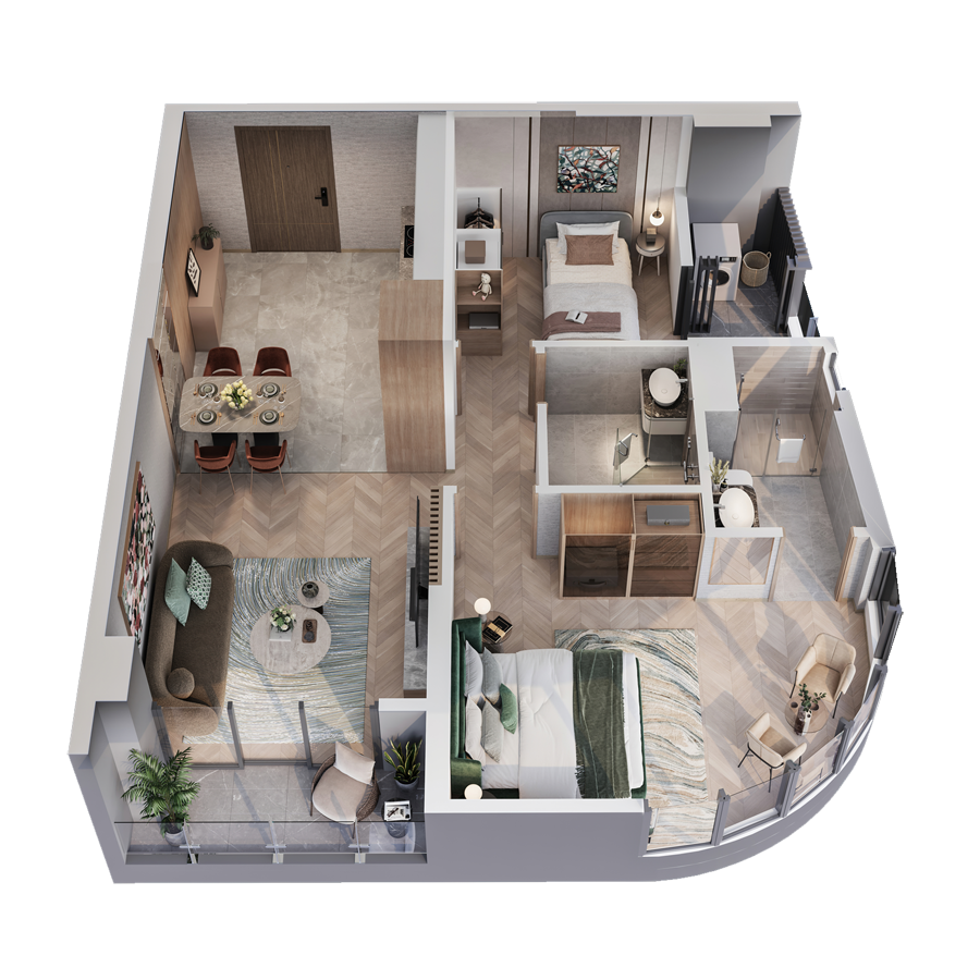 Layout Can Ho INT6_L2 03 05A