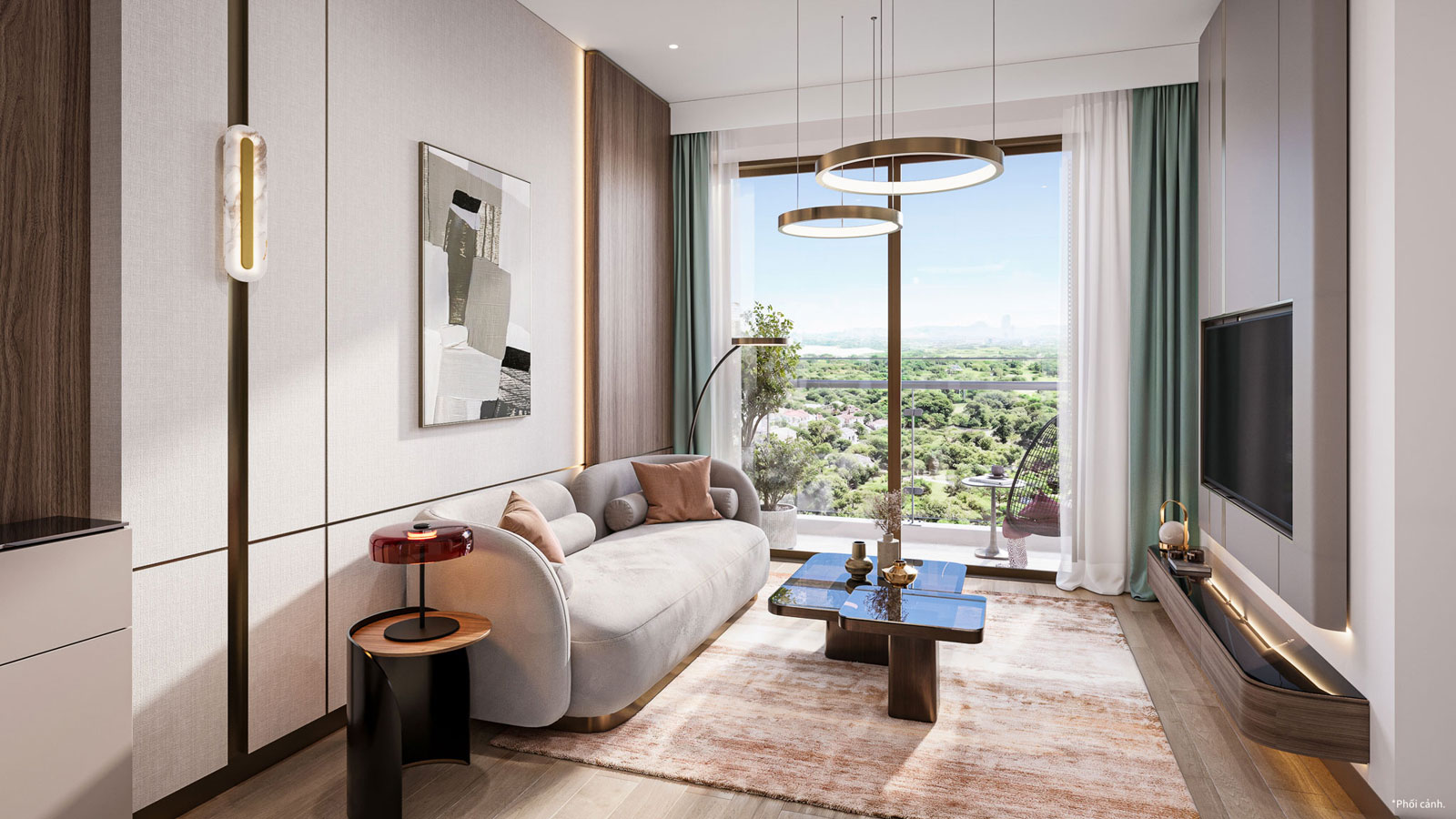 Apartment Interior_Masteri Grand Avenue_phong Khach