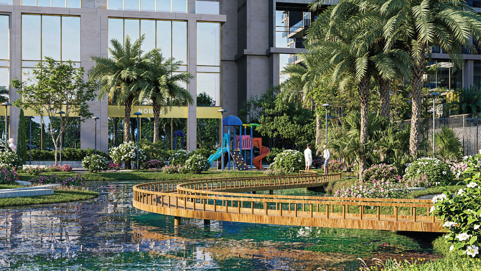 Noble Crystal Long Bien_Crystal Garden & Lagoon